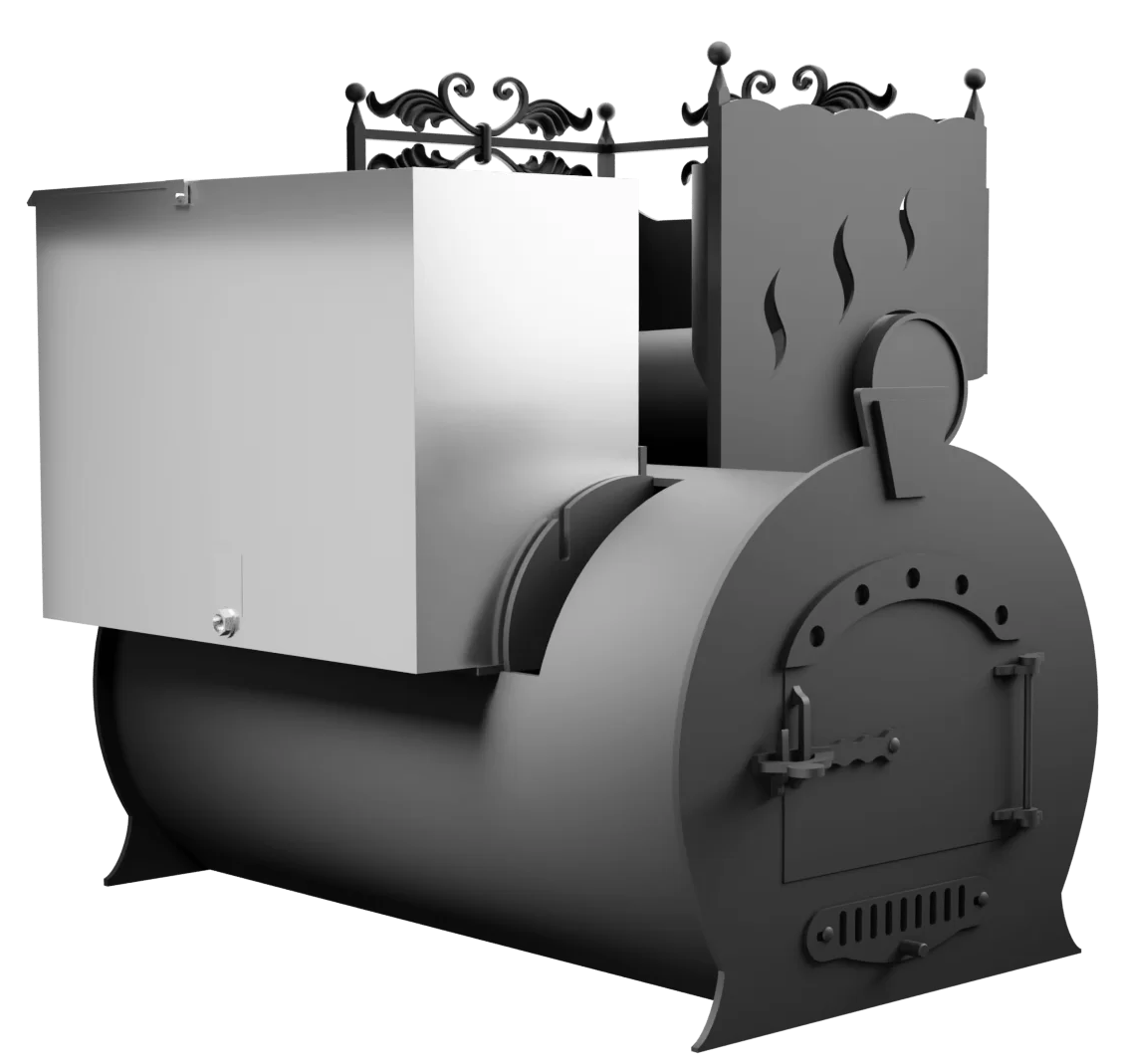 Печь Горыныч 3, каменка с правой стороны фото в Самаре