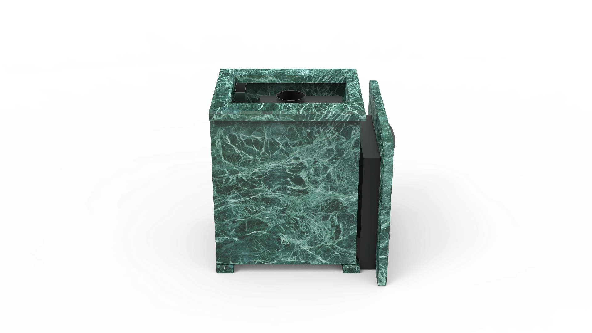 Печь из натурального камня Genesis GN 500 облицовка открытая пироксенит-элит фото в Самаре