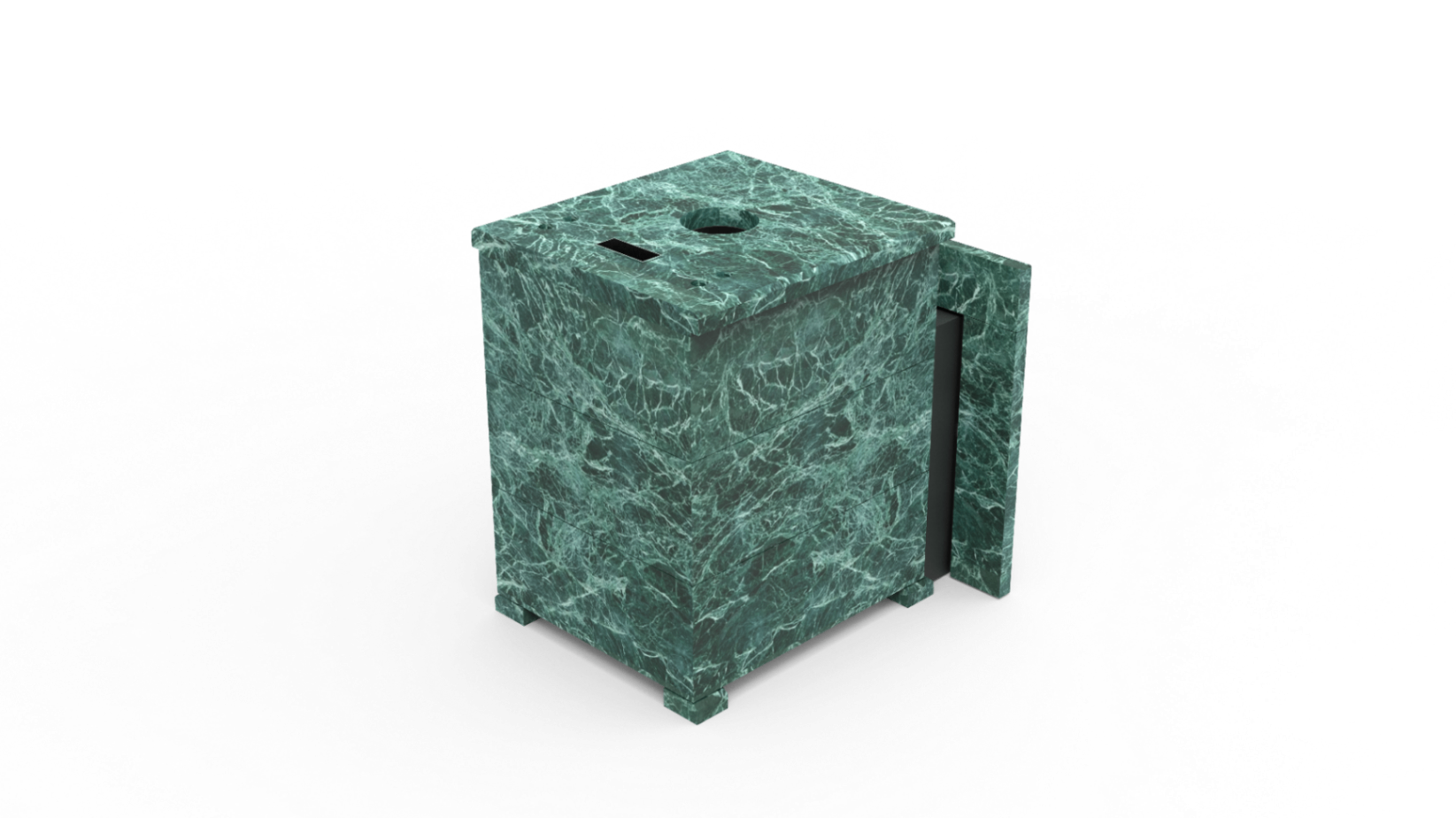 Печь из натурального камня Genesis GN 500 облицовка закрытая плоская пироксенит-элит фото в Самаре