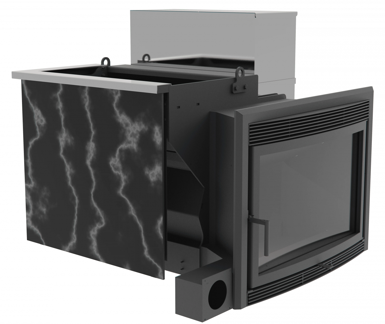 Банный камин 800, AISI 430 фото в Самаре