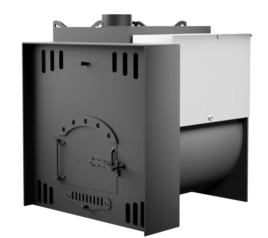 Печь Горыныч Мини, каменка с левой стороны, естественная система воздушного отопления фото в Самаре