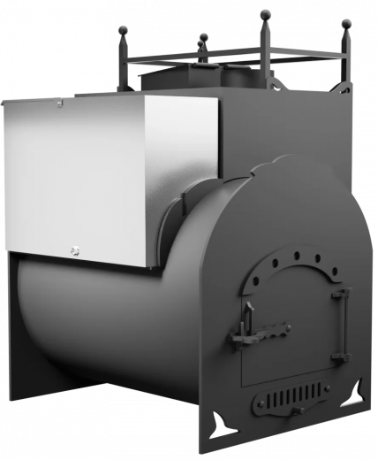 Печь Горыныч Мини, каменка закрытая с правой стороны фото в Самаре