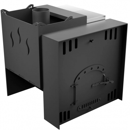 Печь Горыныч Мини, каменка с левой стороны, естественная система воздушного отопления фото в Самаре