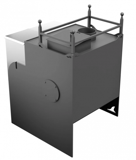 Печь Горыныч Мини, каменка закрытая с левой стороны фото в Самаре