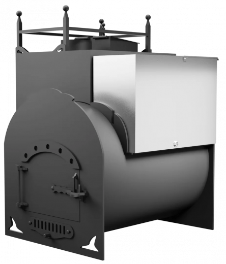 Печь Горыныч Мини, каменка закрытая с левой стороны фото в Самаре